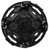 VidaXL Plant Trolley with Wheels Diameter 15.7 in. Black 606.3 lb - 3 of 4