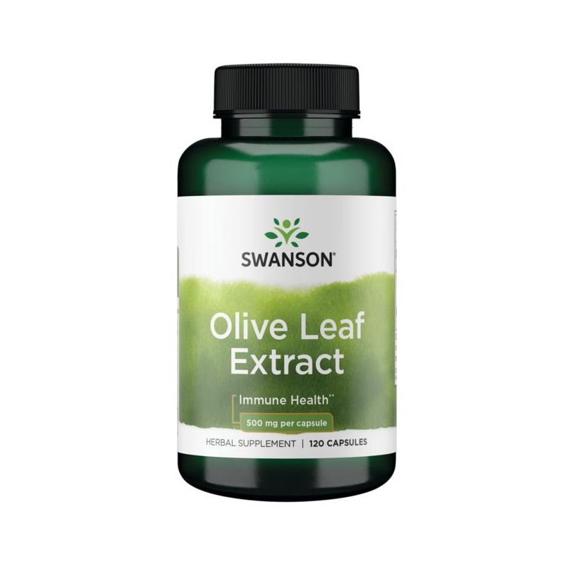 Swanson Herbal Supplements Olive Leaf Extract 500 mg Capsule 120ct, 1 of 7
