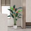 Modern Decor Artificial Bird of Paradise Tree for Indoor Outdoor Home Office Perfect Housewarming Gift - 3 of 4