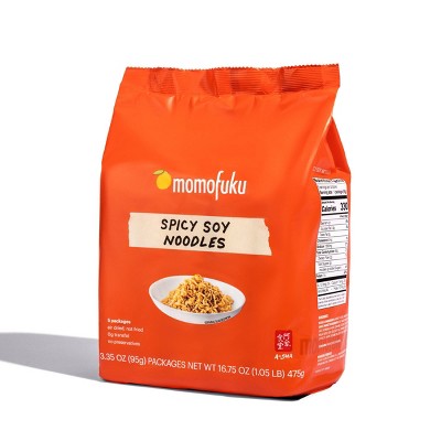 Momofuku x A-Sha Spicy Soy Noodles - 5ct/16.75oz