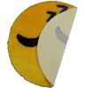Walk on Me Faux Fur Super Soft Emoji Rug Tufted With Non-slip Backing Area Rug 26" - 3 of 4