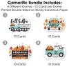 Big Dot of Happiness Happy Fall Truck - 4 Harvest Pumpkin Party Games - 10 Cards Each - Gamerific Bundle - 3 of 4