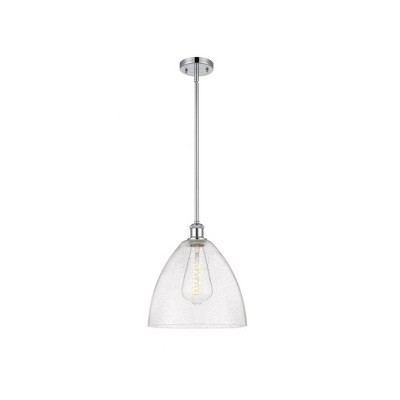 Bristol Glass - 1 Light Mini Pendant In Industrial Style-12.75 Inches Tall and 12 Inches Wide
