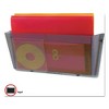 deflecto Unbreakable DocuPocket Wall File, Legal Size, 17.5" x 3" x 6.5", Smoke - 4 of 4
