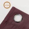Awesome Home  Linen Blend Privacy and Light Filtering Texture Grommet Pair(2 Panels) - 4 of 4