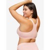 Leading Lady Women's The Serena - Wireless Racerback Cotton Sports Bra (514) - 2 of 4