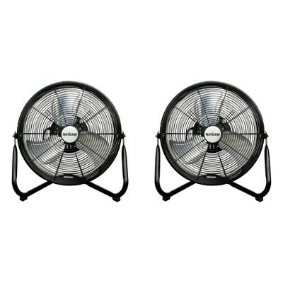 Hurricane Pro Series 16 Inch High Velocity Metal Orbital Wall Floor Fan ...