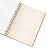 Papier 150pg Guided Notebook 9.84"x7.48" Wellness Journal Green Yellow - 3 of 4