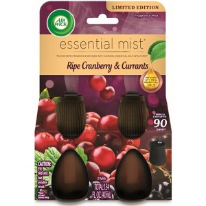 Air Wick Essential Mist Aromatherapy Diffusers Refill - Ripe Cranberry & Currant - 1.34 fl oz - 1 of 4