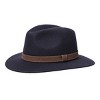 Wigens Men's Formal Wool Bosco Fedora Hat - 3 of 3