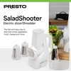 Presto 02910 SaladShooter Electric Slicer/Shredder, Handheld Food Chopper, White - 2 of 4