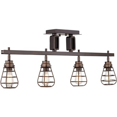 Pro Track® Bendlin Industrial 4-Light Bronze Track Fixture