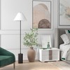 Hudson and Canal 64" Tall Floor Lamp with Empire Fabric Shade - 4 of 4