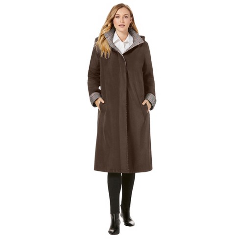 Women's plus hotsell raincoat with hood