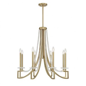 Savoy House Helen 8 - Light Chandelier in  Warm Brass - 1 of 1