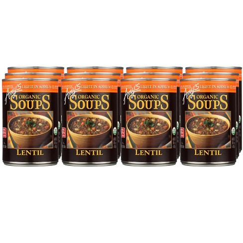 Order Organic Lentil Veggie Soup (Low Sodium) Amy's