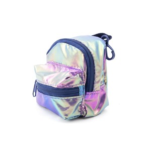 holographic mini backpack target Loungefly X LASR Exclusive Disney Sequin Minnie Adjustable shoulder straps for comfortable carrying Mini Backpack Bag Charms Purple