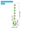 Unique Bargains Crystal Pendants Teardrop Beads for DIY Lamp Arts Crafts Decoration 6 Pcs - 2 of 4
