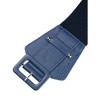 INSPIRE CHIC Women's Wide Stretchy Vintage Elastic Chunky Waist Buckle Belts - 2 of 4
