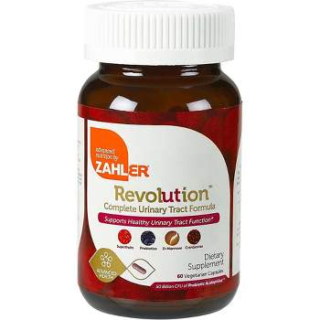 Zahler UTI Revolution for Urinary Tract and Bladder Health, Cranberry Concentrate Pills with D-Mannose and Probiotics, Certified Kosher - (60 Count)