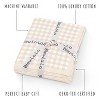 100% Luxury Cotton Knit Swaddle Receiving Crib Stroller Baby Blanket for Newborns and Infant Boys and Girls - 3 of 4