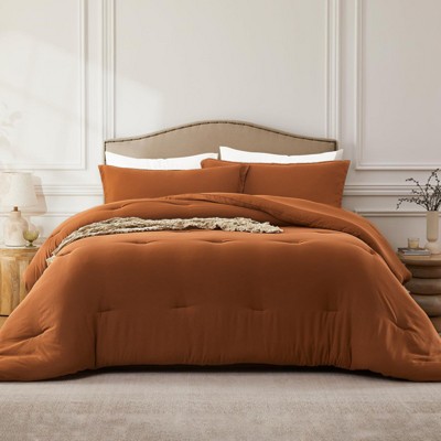 BAGOKIE 2/3PCS Comforter Set with Comforter & Pillowcases
