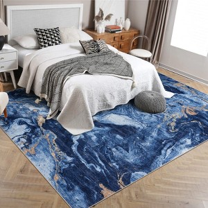 Soft Modern Abstract Boho Area Rugs for Living Room Washable Machine Rug Non-Slip Vintage Carpet for Bedroom Farmhouse Dining Room Kids Room - 1 of 4