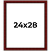 PosterPalooza | Weathered Red Picture Frame - UV Acrylic, Foam Board Backing, Hanging Hardware - 2 of 4