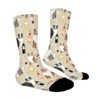 Australian Shepherd Wine Women Printed Crew Socks Funny Funky Socks Soft Polyester Novelty Gifts for Artists Men - 3 of 4