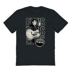 Sun Elvis Men's Elvis Elvis Elvis Short Sleeve Graphic Cotton T-Shirt - 1 of 3