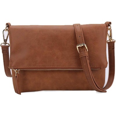 BEAFUP Women's Crossbody Bag with Detachable Shoulder Strap - Multi-Functional Vegan PU Leather Purse for Daily Use, Travel, and Gifts