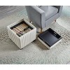 NicBex Storage Ottoman Bench for Bedroom,18 Inch Wide Storage Bench with Coffee Tray,Ottoman for Living Room,Bedroom,Entryway - 4 of 4