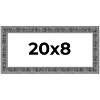 PosterPalooza | Panoramic Distressed Black Picture Frame - UV Acrylic, Foam Board Backing, Hanging Hardware - 2 of 4