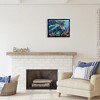 Stupell Industries Mermaid Underwater Sea Life Black Framed Floater Canvas Wall Art - 2 of 4