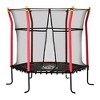 Soozier Trampoline for Kids with Net, Indoor/Outdoor Toddler Trampoline with Safety Enclosure, Birthday Gift for Boys and Girls 3-10 Years - 4 of 4
