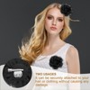 Unique Bargains Satin Flower Durable Elegant Large Peony Floral Lapel Brooch Pin - 4 of 4