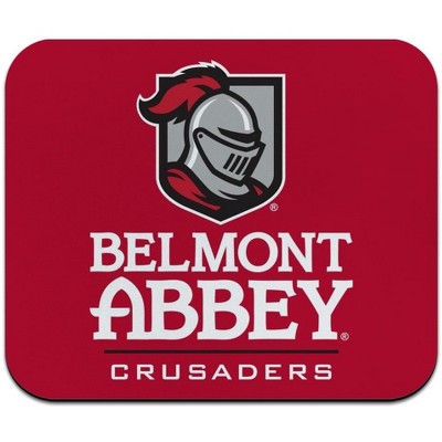 Belmont Abbey College Crusaders Logo Low Profile Thin Mouse Pad