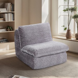 Ergonomic Corduroy Bean Bag Chair for Adults, Oversized Memory Foam Floor Sofa for Living Room, Bedroom or Game Room–The Pop Home - 1 of 4