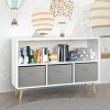 KTMBDW 2-Tier Kids Bookshelf, Premium Book Shelf for Kids Rooms with Four Fabric Drawers - Toddler Book Rack - Nursery Bookcase Organizer - 4 of 4