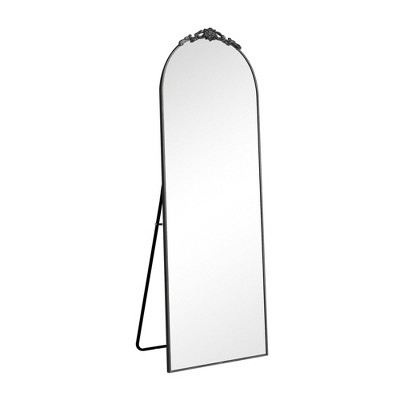 PexFix Full Length Arched Free Standing Body Mirror, Metal Framed Wall Mirror, Large Floor Mirror