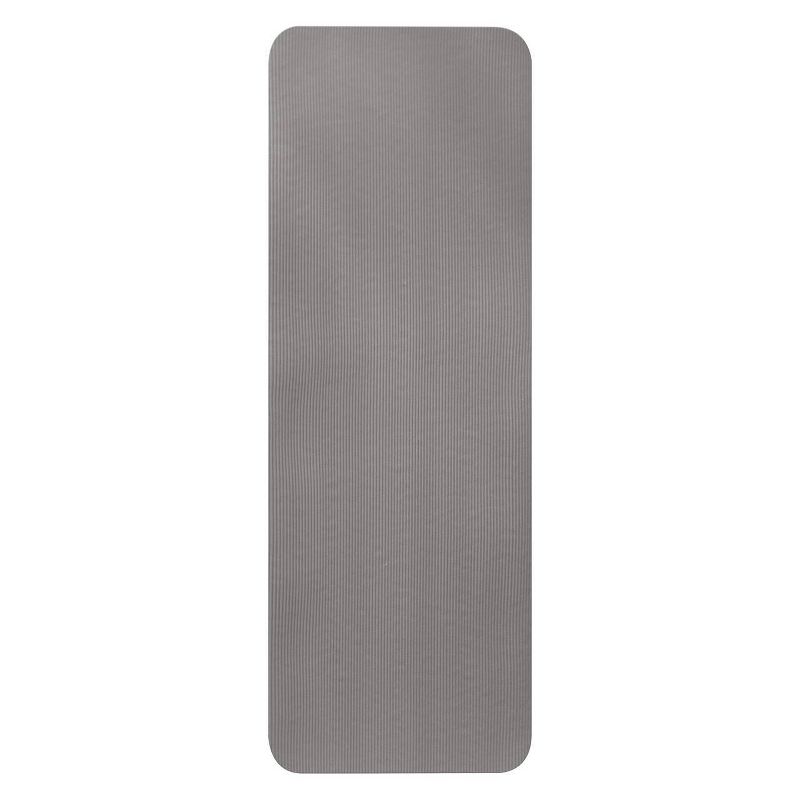 CAP Barbell High Density Yoga Mat with Strap - Gray (3mm), 3 of 6