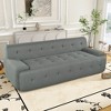 NicBex 86.2 Inch Modern Minimalist Tufted Sofa,3-Seat Compression Sofa for Living Room,Bedroom,Office,Apartment - 3 of 4