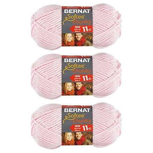 Bernat Softee Baby Prettiest Pink Yarn - 3 Pack Of 141g/5oz - Acrylic - 3  Dk (light) - 362 Yards - Knitting/crochet : Target
