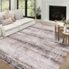 Washable Rug Large Area Rugs for Living Room Non-Slip Paisley Distressed Rugs for Bedroom Stain-Resistant Traditional Low Pile Accent Carpet - 2 of 4
