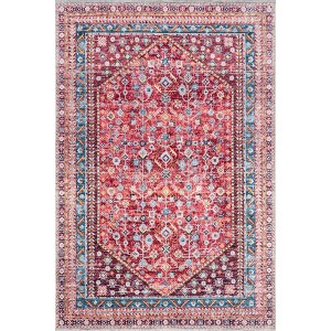 Nuloom Sunsari Geometric Pet Friendly Machine Washable Area Rug - 1 of 4