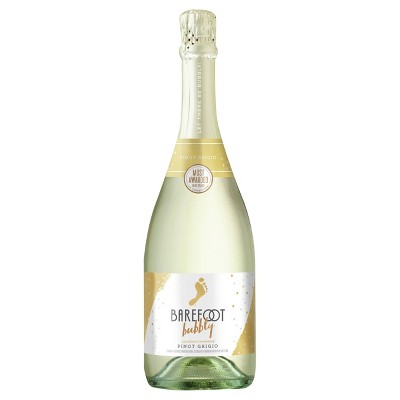 Barefoot Bubbly Pinot Grigio Champagne Sparkling Wine - 750ml Bottle