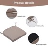 YEERSWAG 2 Pcs Outdoor Dining Chair Cushions, 17.7" x 17.7" Weather-Resistant Chair Pads with Ties - 3 of 4