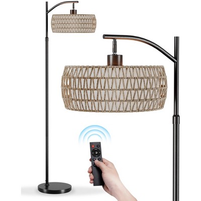 SUGIFT Modern Dimmable Floor Lamp for Living Room with 3 Color Temperatures LED Bulb Standing Lamp for Bedroom