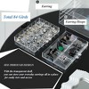 5-Drawer Acrylic Earring Organizer with 84 Grids, Transparent Jewelry Storage Display Case for Women & Girls - 3 of 4
