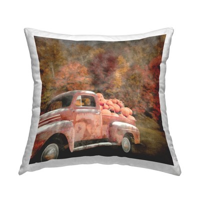Stupell Industries Autumn Pickup with Pumpkins